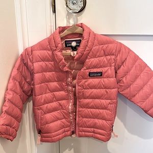 Patagonia kids 2T pink jacket (down sweater)